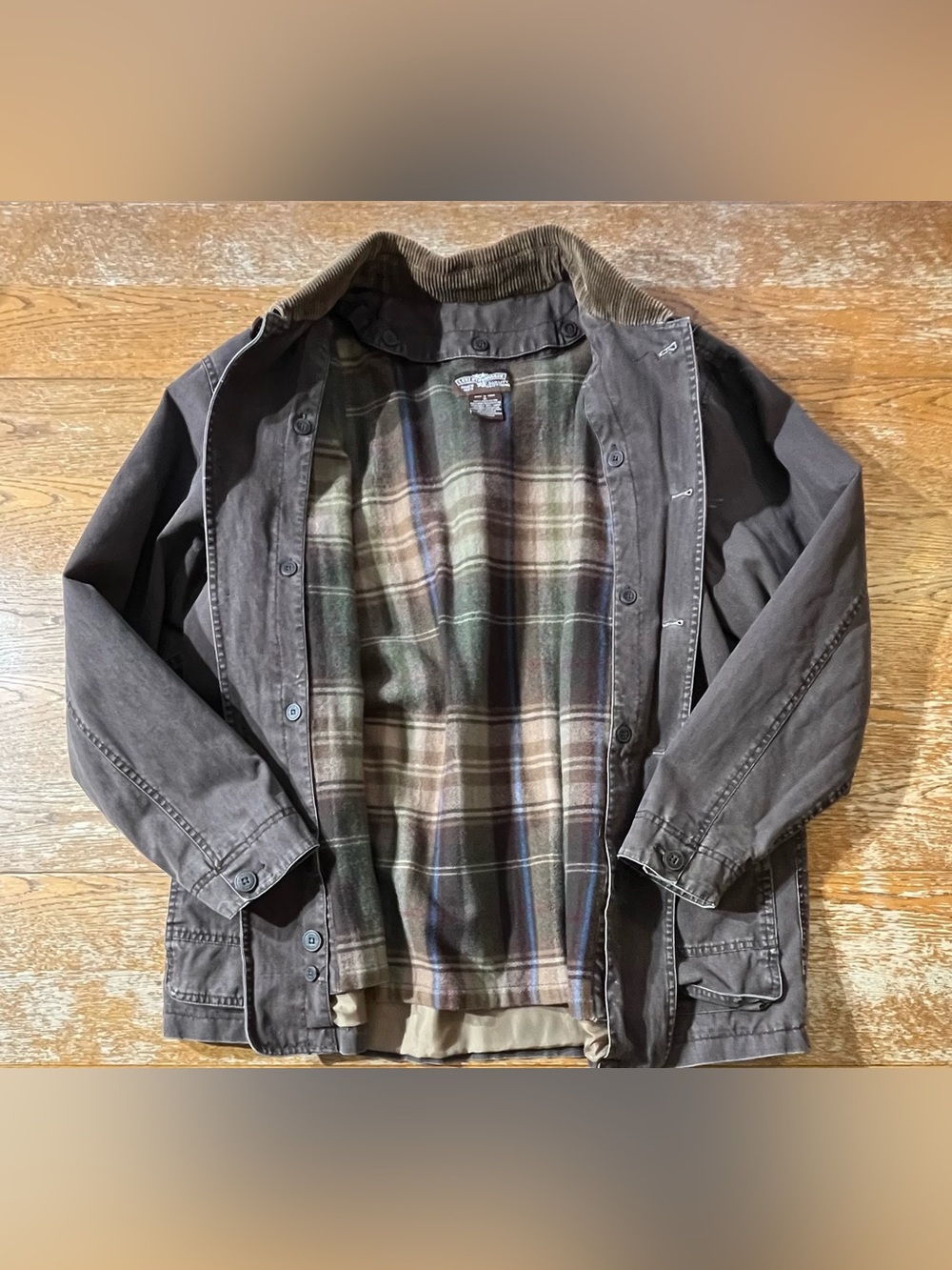 Y2K Levi Strauss & Co. Barn Chore Jacket Removable Lining Plaid Size XL